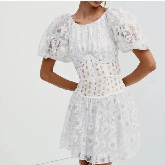 chinese dress ladies For Love & Lemons Daisy Lace Mini Dress